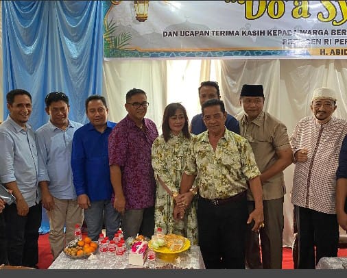 Abidinsyah Gelar Syukuran atas kemenangan Prabowo-Gibran