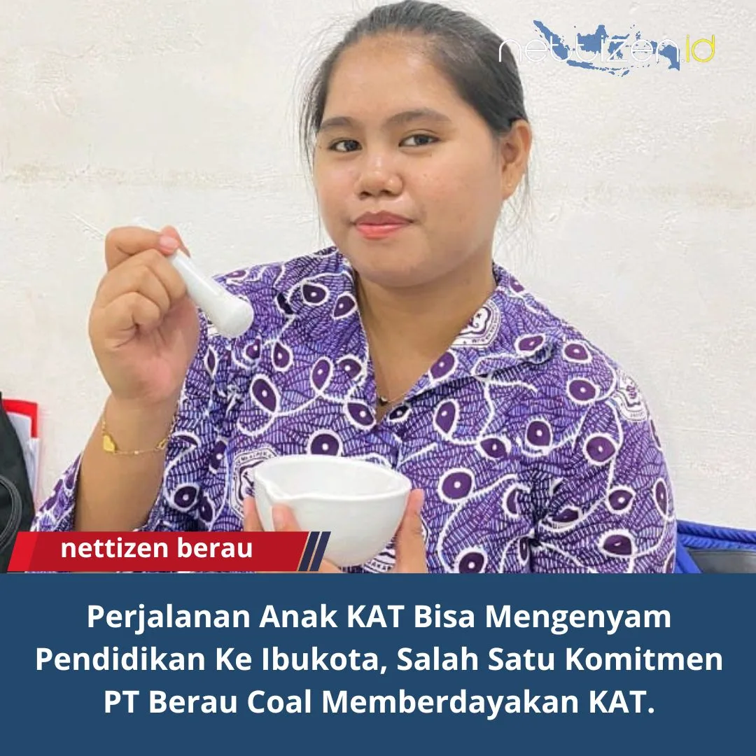 TANJUNG REDEB-Komitmen PT Berau Coal dalam memajukan pendidikan anak-anak di kabupaten Berau khususnya Komunitas Adat Terpencil (KAT) yang berada di daerah pedalaman. Karena program utama dan unggulan PPM PT Berau Coal adalah pendidikan dan ekonomi, terutama pendidikan vokasi yang dapat mencetak anak-anak muda Kabupaten Berau untuk siap bekerja. Seperti Juri Sri Ayu yang menempuh pendidikan vokasi keperawatan.