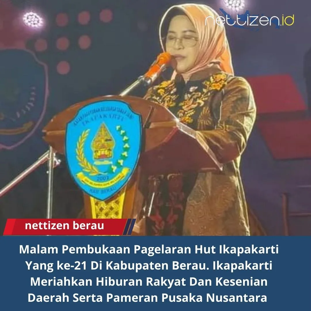 Malam Pembukaan Pagelaran Hut Ikapakarti Yang ke-21 Di Kabupaten Berau. Ikapakarti Meriahkan Hiburan Rakyat Dan Kesenian Daerah Serta Pameran Pusaka Nusantara