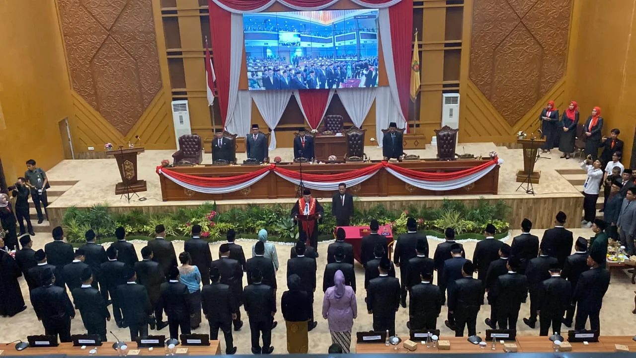 Anggota DPRD Samarinda Periode 2024-2029 Resmi Dilantik Sebanyak 45 Orang