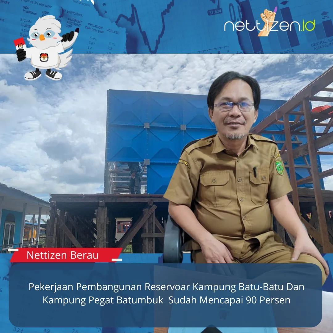 Pekerjaan Pembangunan Reservoar Kampung Batu-Batu Dan Kampung Pegat Batumbuk Sudah Mencapai 90 Persen