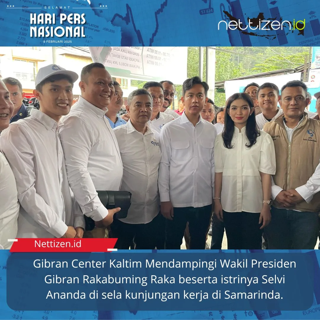 Gibran Center Kaltim Mendampingi Wakil Presiden Gibran beserta istrinya Selvi Ananda dalam kunjungan kerja di samarinda.