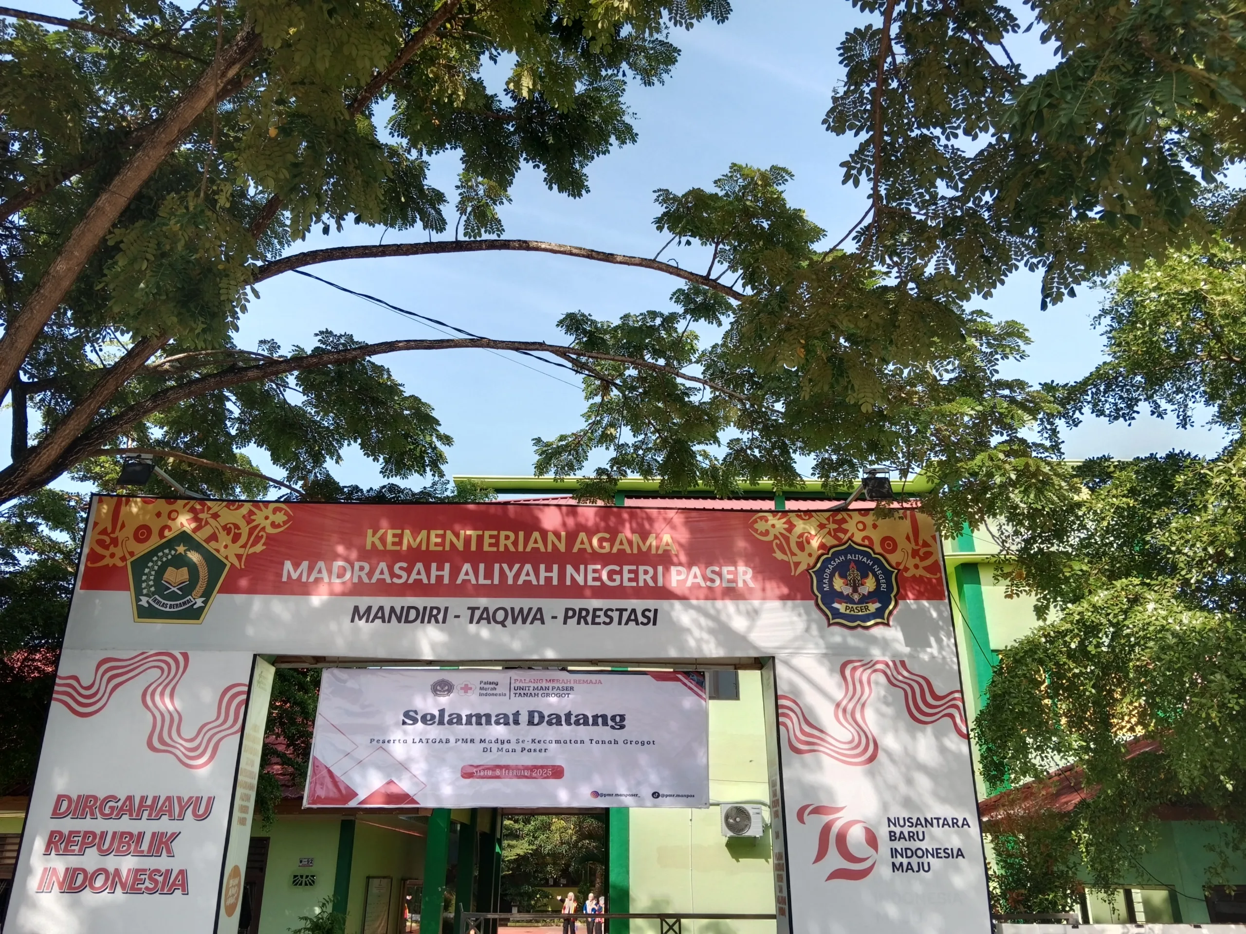 PMR Madya Unit Kecamatan Tanah Grogot Lakukan Kegiatan Latihan Gabungan Se-Kecamatan