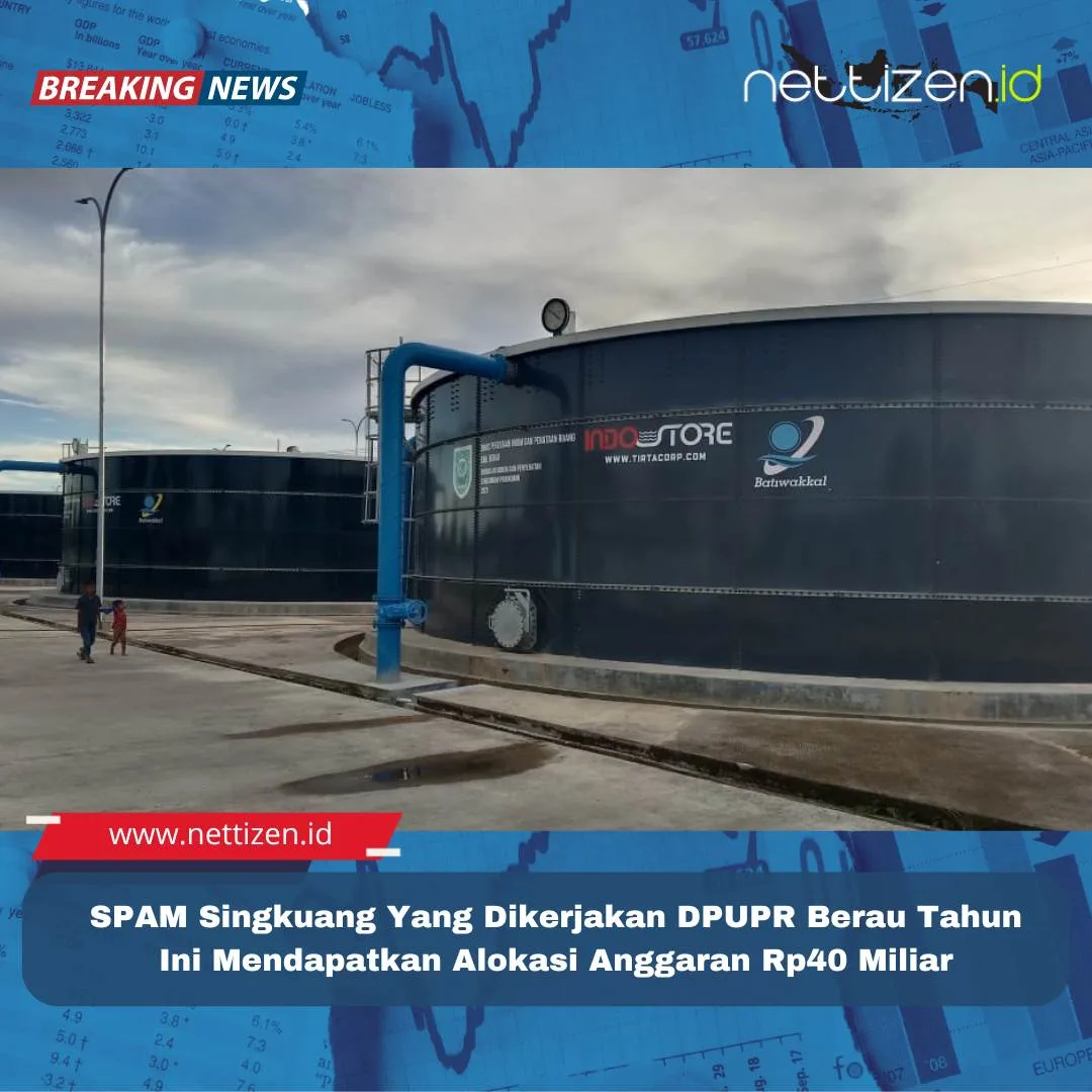 SPAM Singkuang Yang Dikerjakan DPUPR Berau Tahun Ini Mendapatkan Alokasi Anggaran Rp40 Miliar