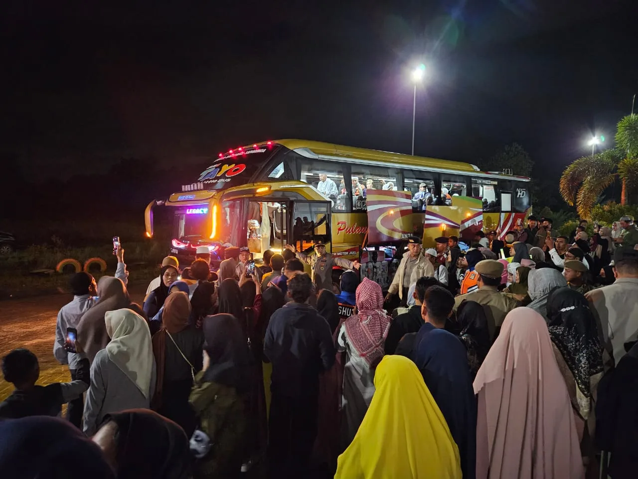 Sambut Jamaah Haji, Pemkab dan Polres PPU Gelar Penyambutan di Islamic Center