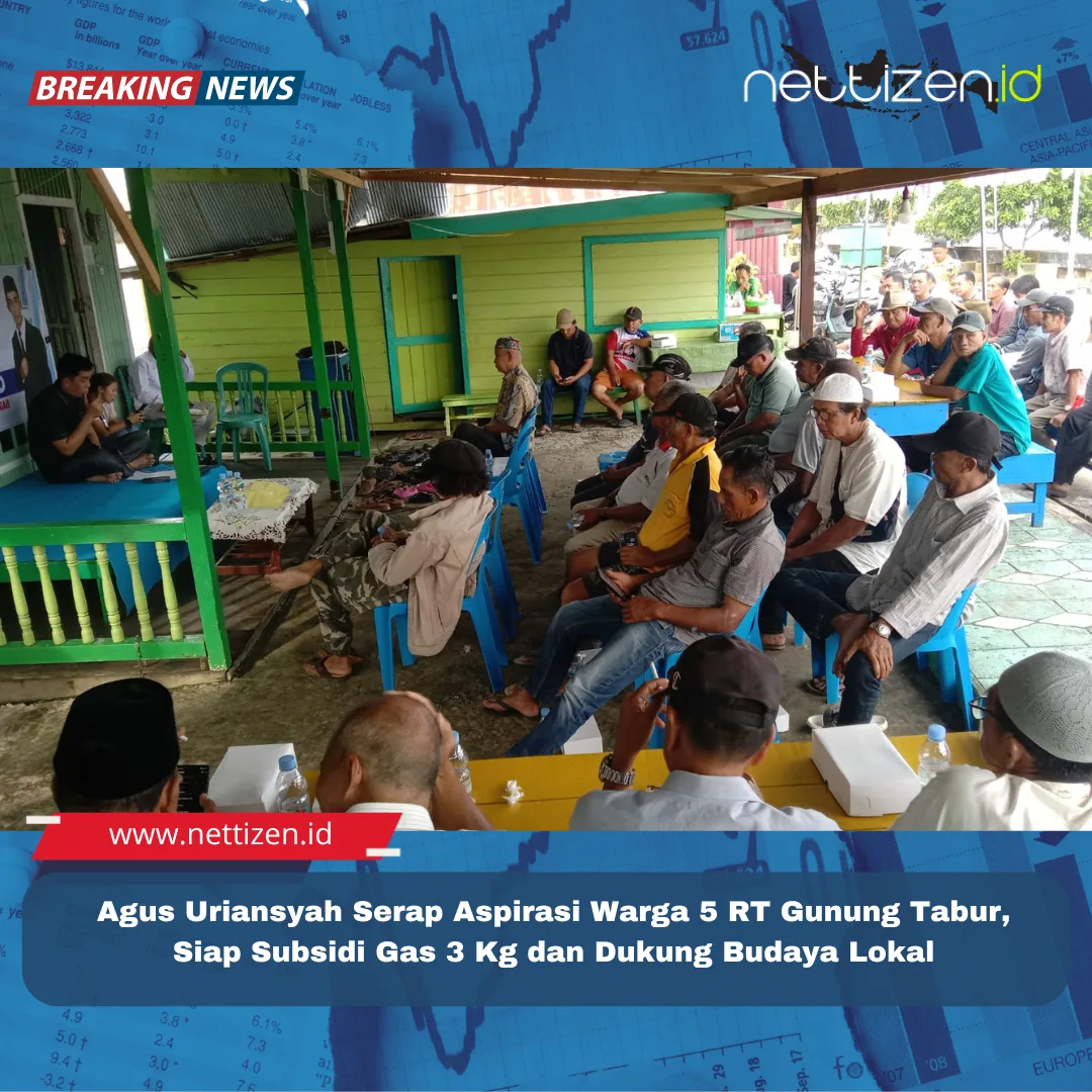 Agus Uriansyah Serap Aspirasi Warga 5 RT Gunung Tabur, Siap Subsidi Gas 3 Kg dan Dukung Budaya Lokal