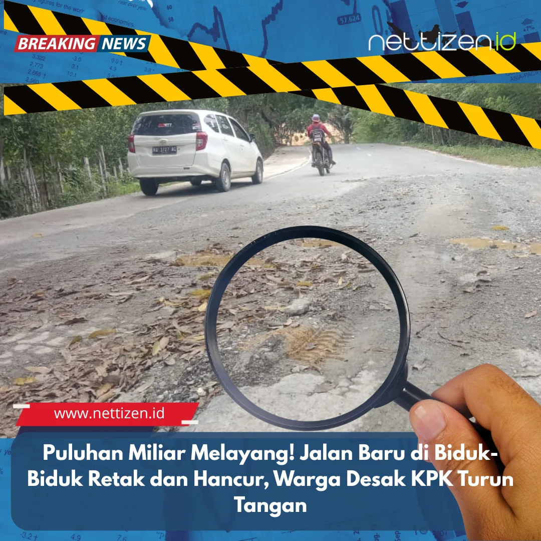 Baru Seumur Jagung, Jalan Puluhan Miliar di Biduk-Biduk Retak dan Hancur! Warga: Jangan Tunggu Ada Korban Baru Bertindak!